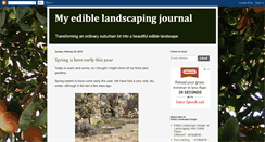 Desktop Screenshot of journal.edible-landscape-design.com