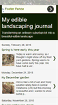 Mobile Screenshot of journal.edible-landscape-design.com