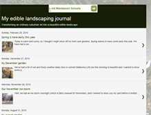 Tablet Screenshot of journal.edible-landscape-design.com